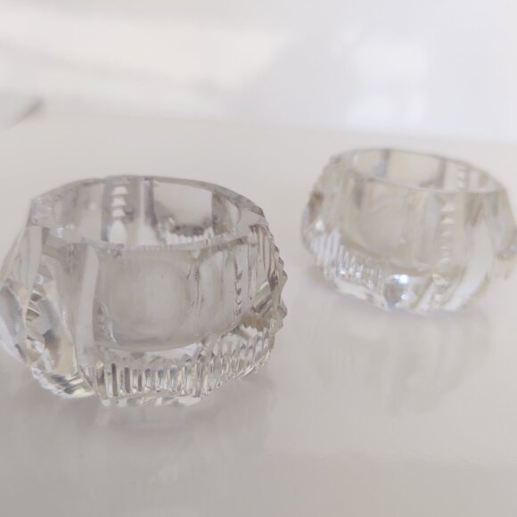 Dansk Clear Glass Crystal Candle Holder Tea Light or Regular Candle - Picture 6 of 6